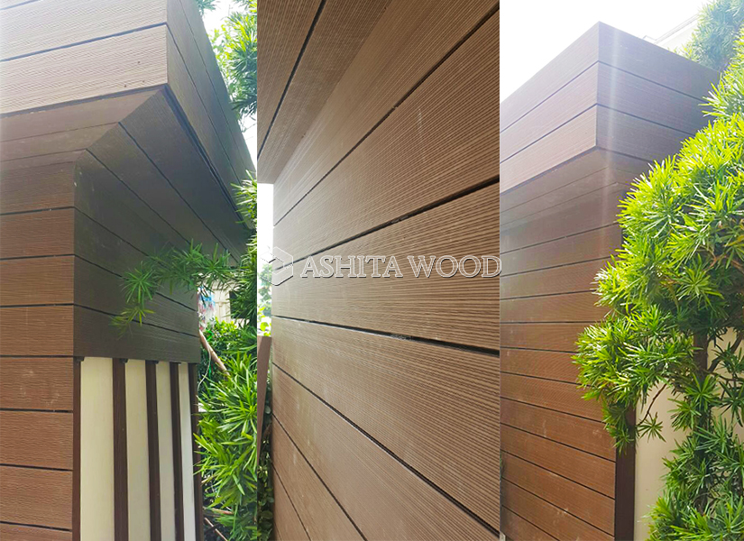 Thi công gỗ nhựa Ashita Wood tại Villa 15, Vinhomes Central Park